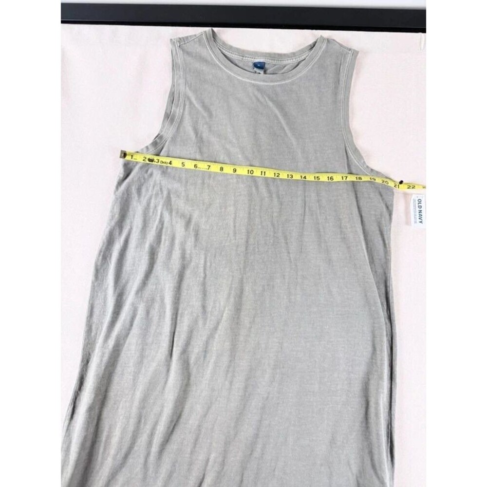 Old Navy NWT Sleeveless Maxi T-Shirt Dress Sage Green XL - Picture 6 of 10